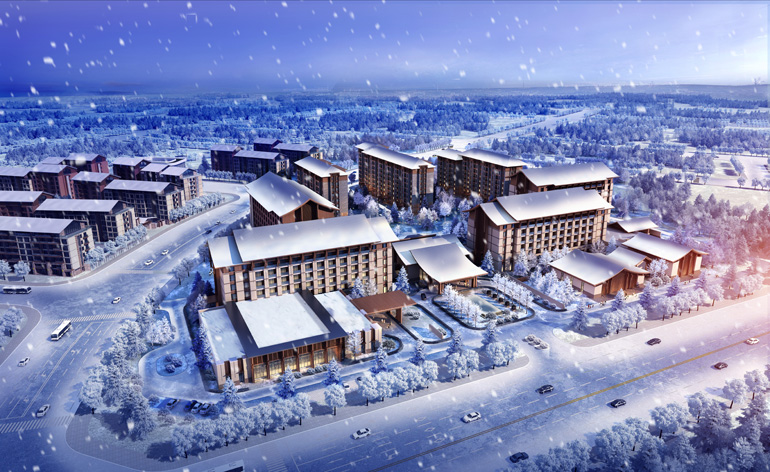 A地塊鳥(niǎo)瞰圖